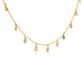Aurelia Aqua Drop Gold Necklace