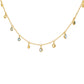 Aurelia Aqua Drop Gold Necklace