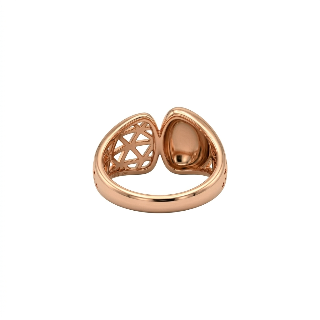 Dual Dome Gold Ring