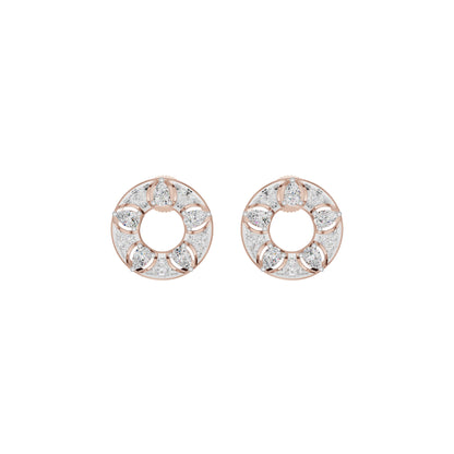Aurielle Crown Diamond Earrings