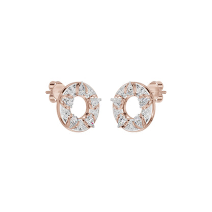 Aurielle Crown Diamond Earrings