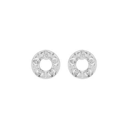 Aurielle Crown Diamond Earrings