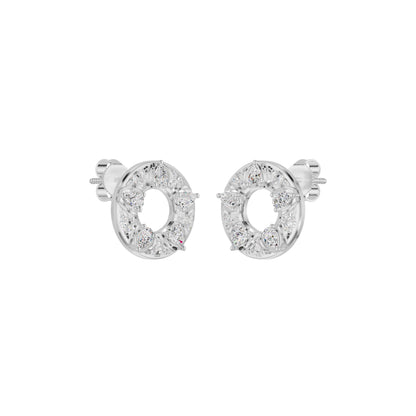 Aurielle Crown Diamond Earrings