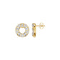 Aurielle Crown Diamond Earrings
