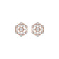 Hexaflora Diamond Earrings 18 KT / Rose Gold