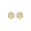 Hexaflora Diamond Earrings 18 KT / Yellow Gold
