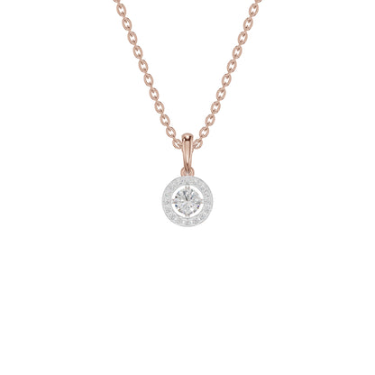 Lumiera Halo Diamond Pendant