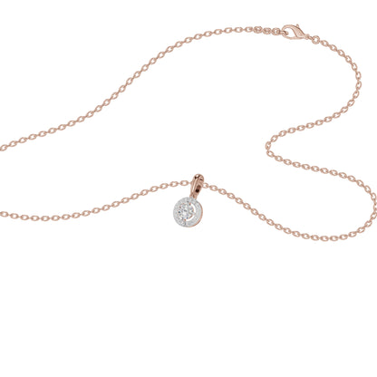 Lumiera Halo Diamond Pendant