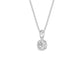 Lumiera Halo Diamond Pendant