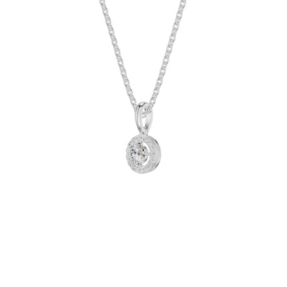 Lumiera Halo Diamond Pendant