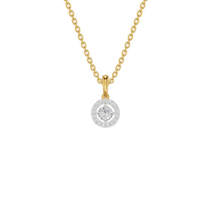 Lumiera Halo Diamond Pendant
