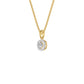 Lumiera Halo Diamond Pendant