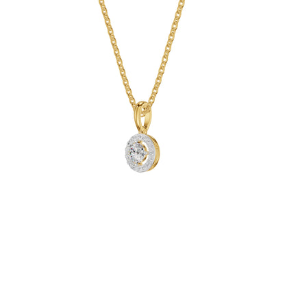 Lumiera Halo Diamond Pendant