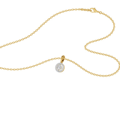 Lumiera Halo Diamond Pendant