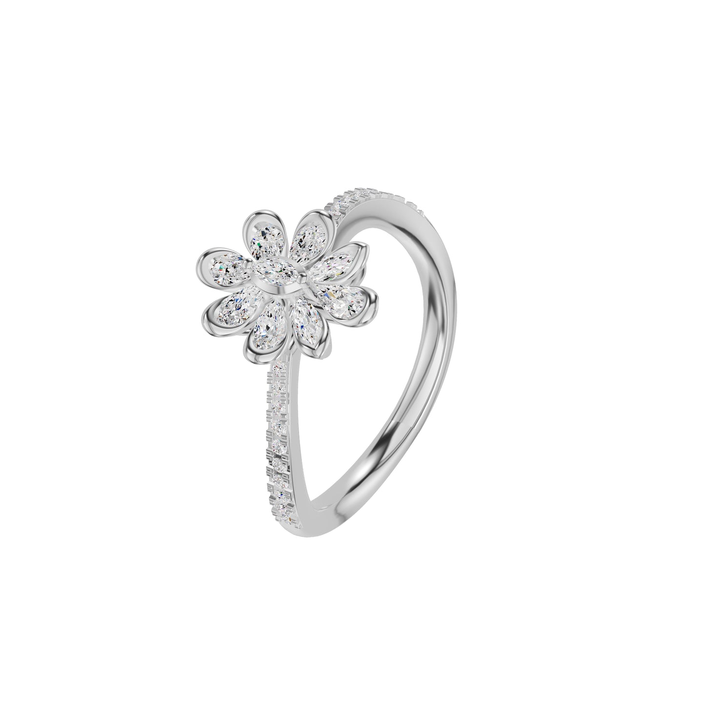 ID-IJRAX19343XX 18 KT / White Gold / 18
