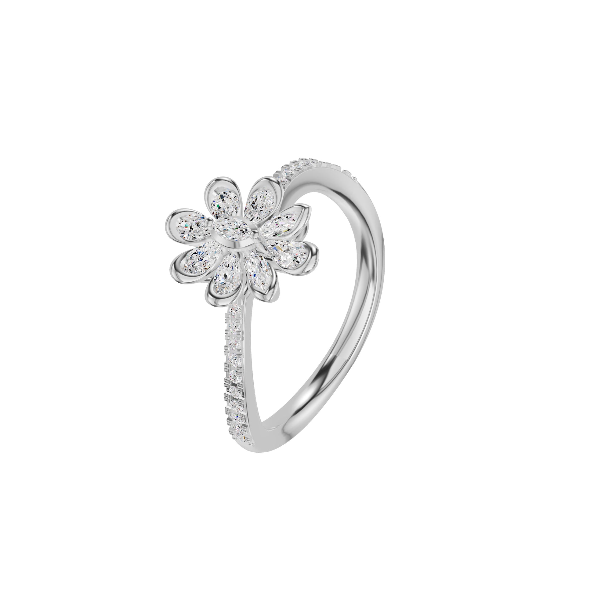 ID-IJRAX19343XX 18 KT / White Gold / 18