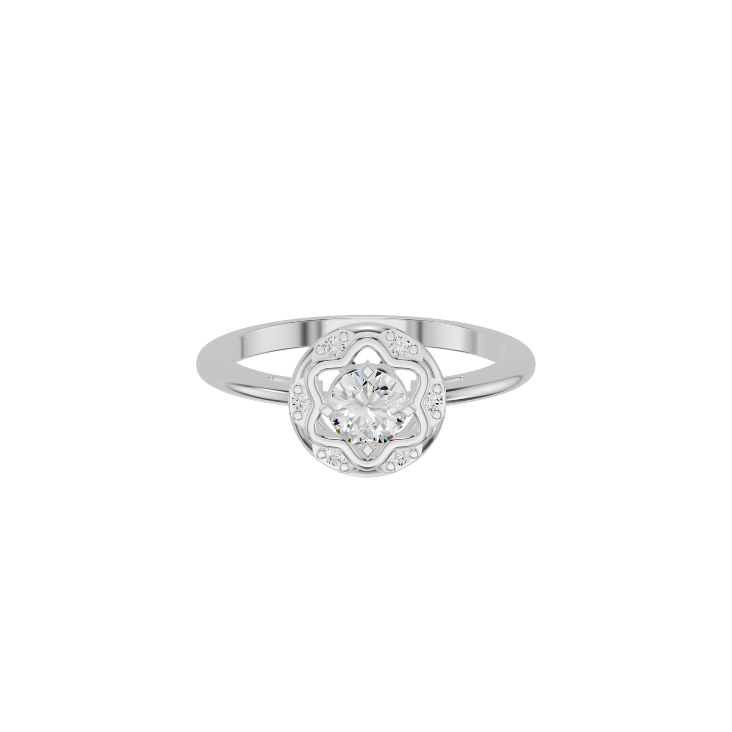 ID-IJRAX24487XX 18 KT / White Gold / 18