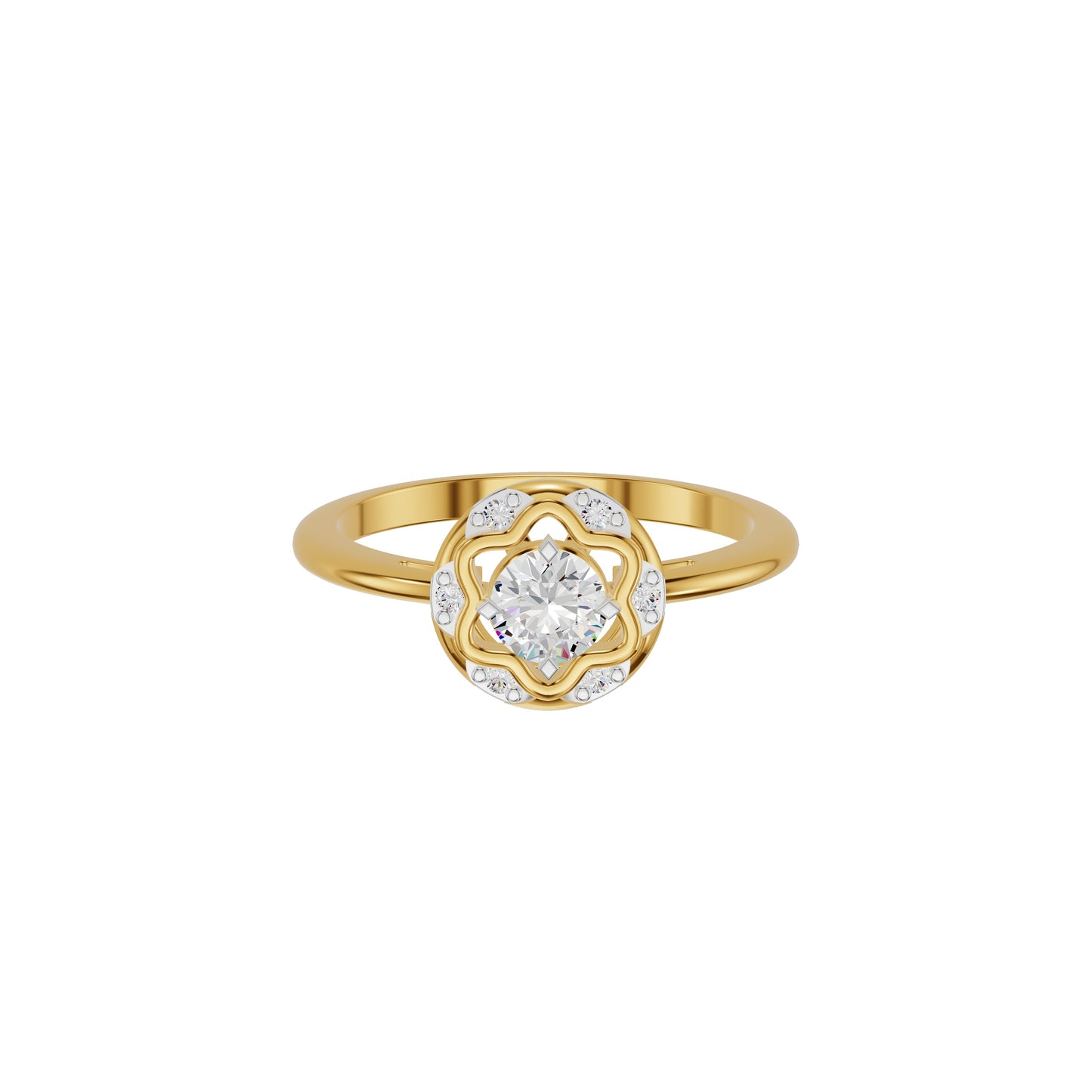 ID-IJRAX24487XX 18 KT / Yellow Gold / 18