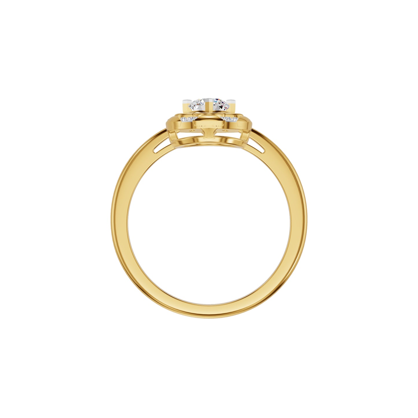 ID-IJRAX24487XX 18 KT / Yellow Gold / 18