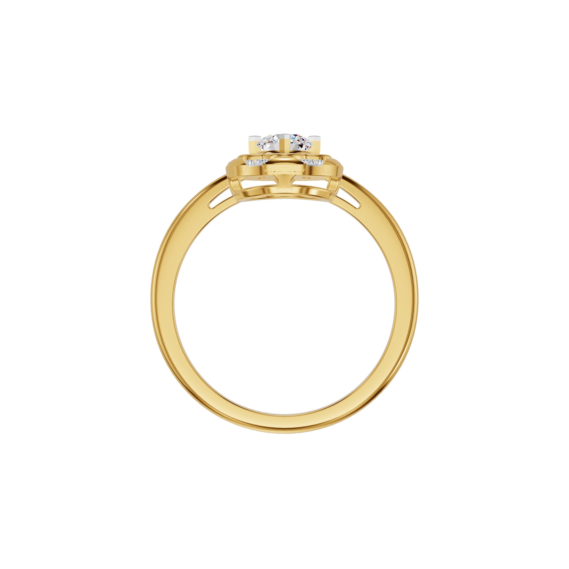 ID-IJRAX24487XX 18 KT / Yellow Gold / 18