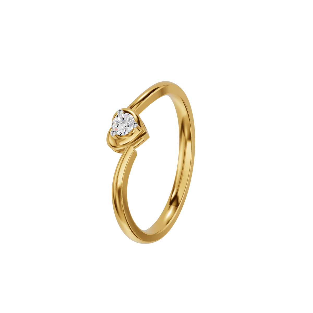 Cordelia Heart Diamond Ring