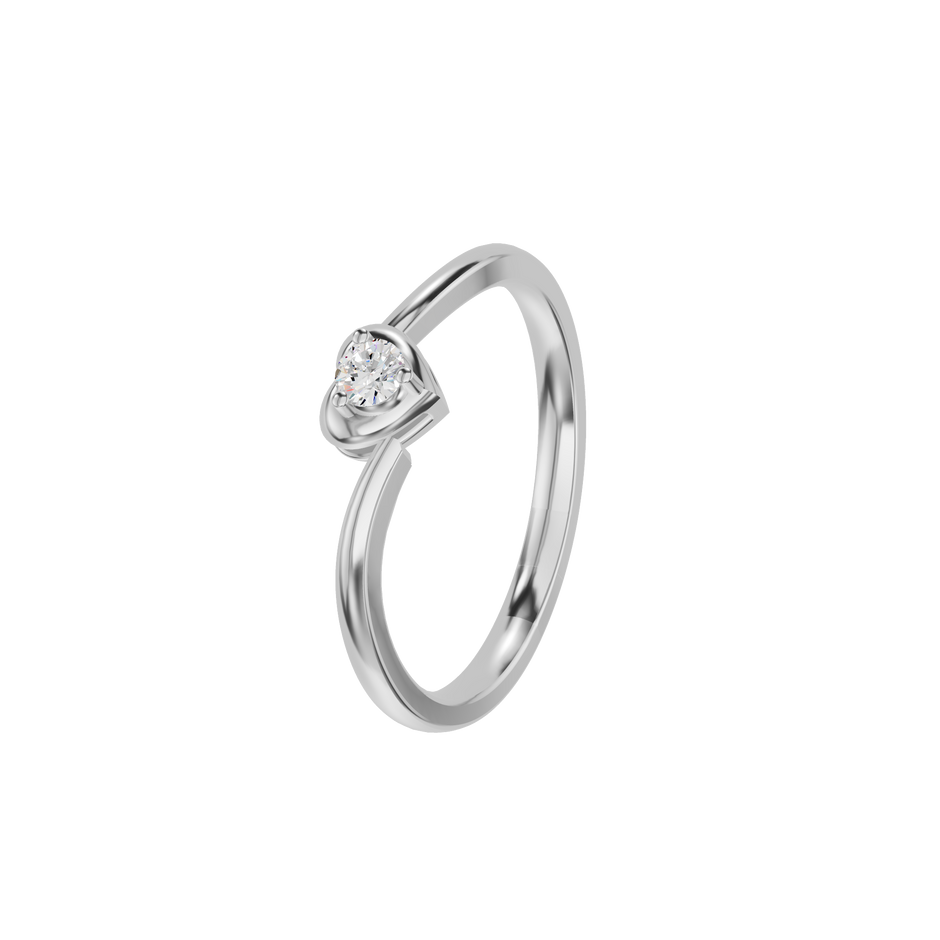Cordelia Heart Diamond Ring