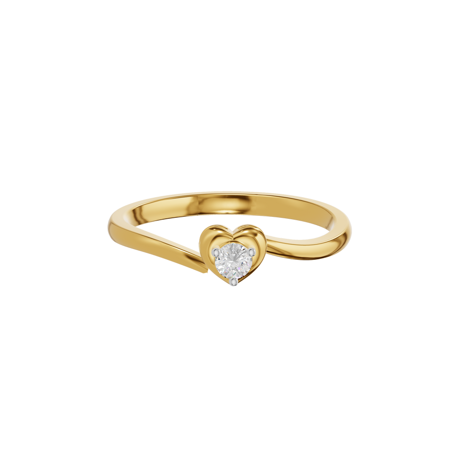 Cordelia Heart Diamond Ring