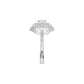 Hexaflora Diamond Ring