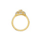 Hexaflora Diamond Ring
