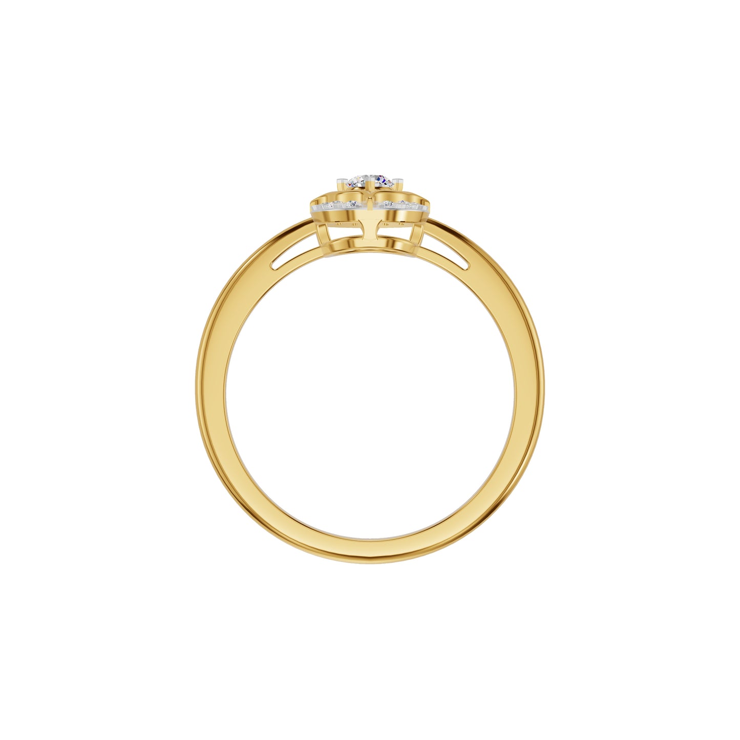 ID-IJRCX24535XX 18 KT / Yellow Gold / 18