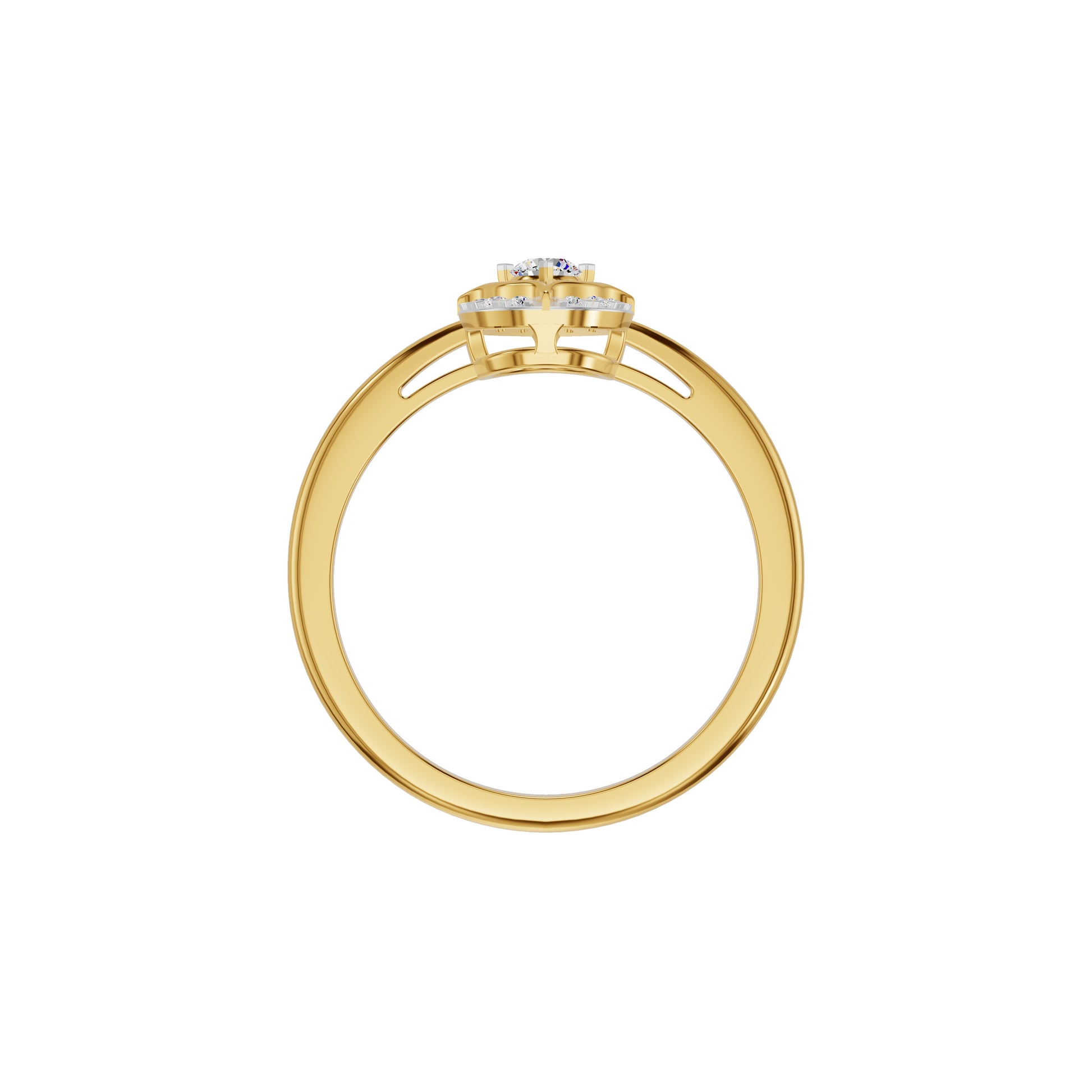 ID-IJRCX24535XX 18 KT / Yellow Gold / 18
