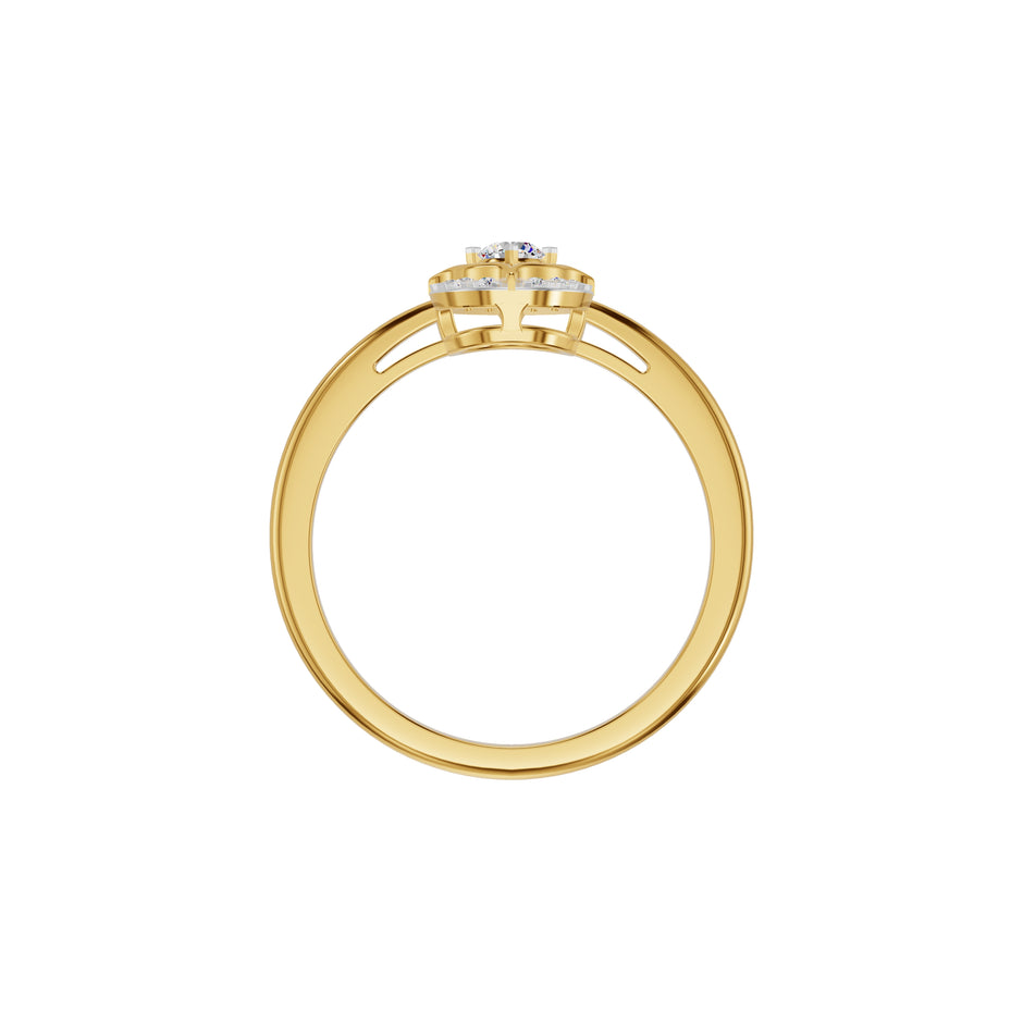 ID-IJRCX24535XX 18 KT / Yellow Gold / 18