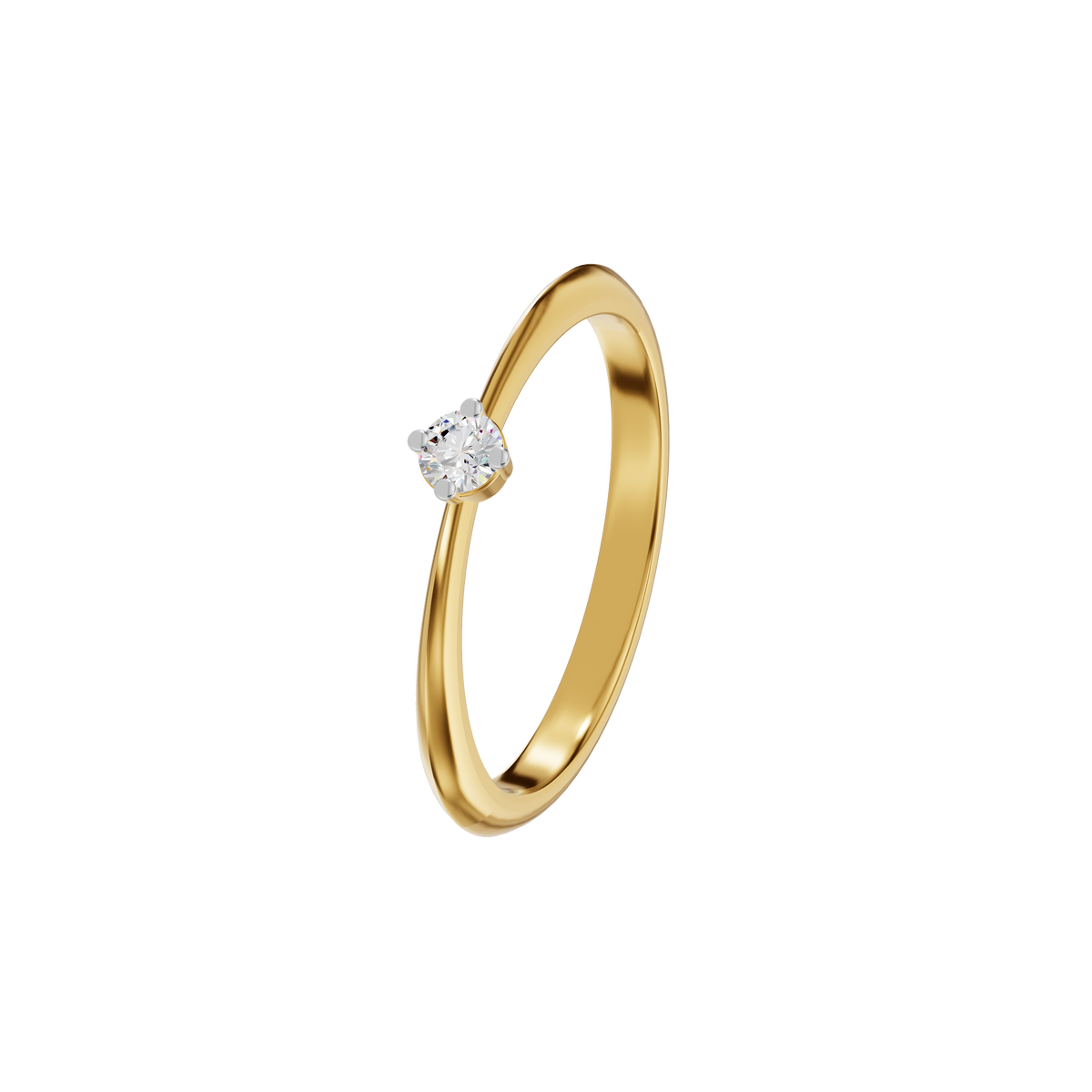 Velisse Solitaire Diamond Ring