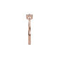 Petalisa Diamond Ring 18 KT / Rose Gold / 18