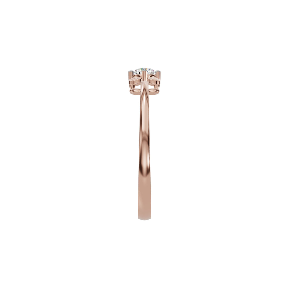 Petalisa Diamond Ring 18 KT / Rose Gold / 18