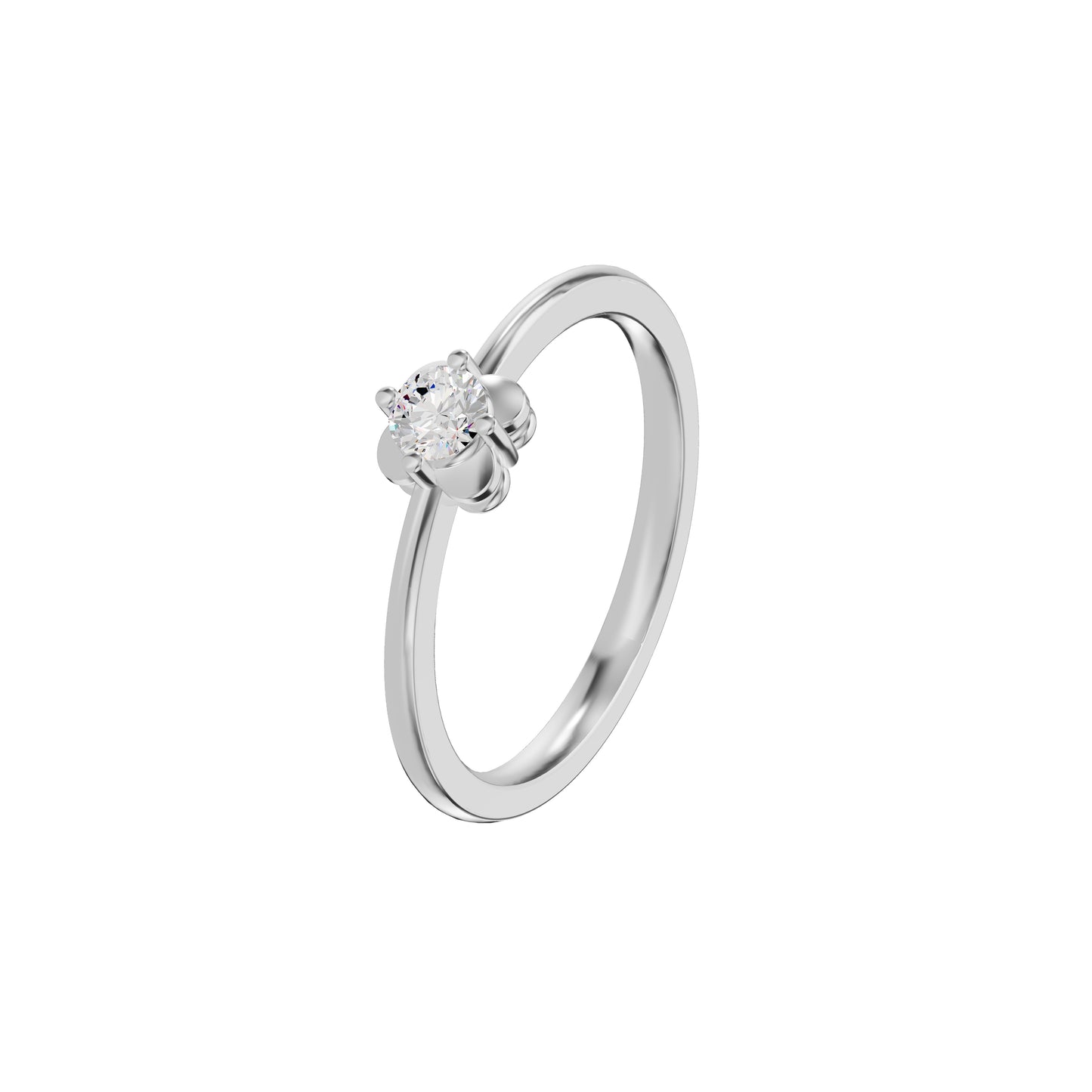Petalisa Diamond Ring 18 KT / White Gold / 18