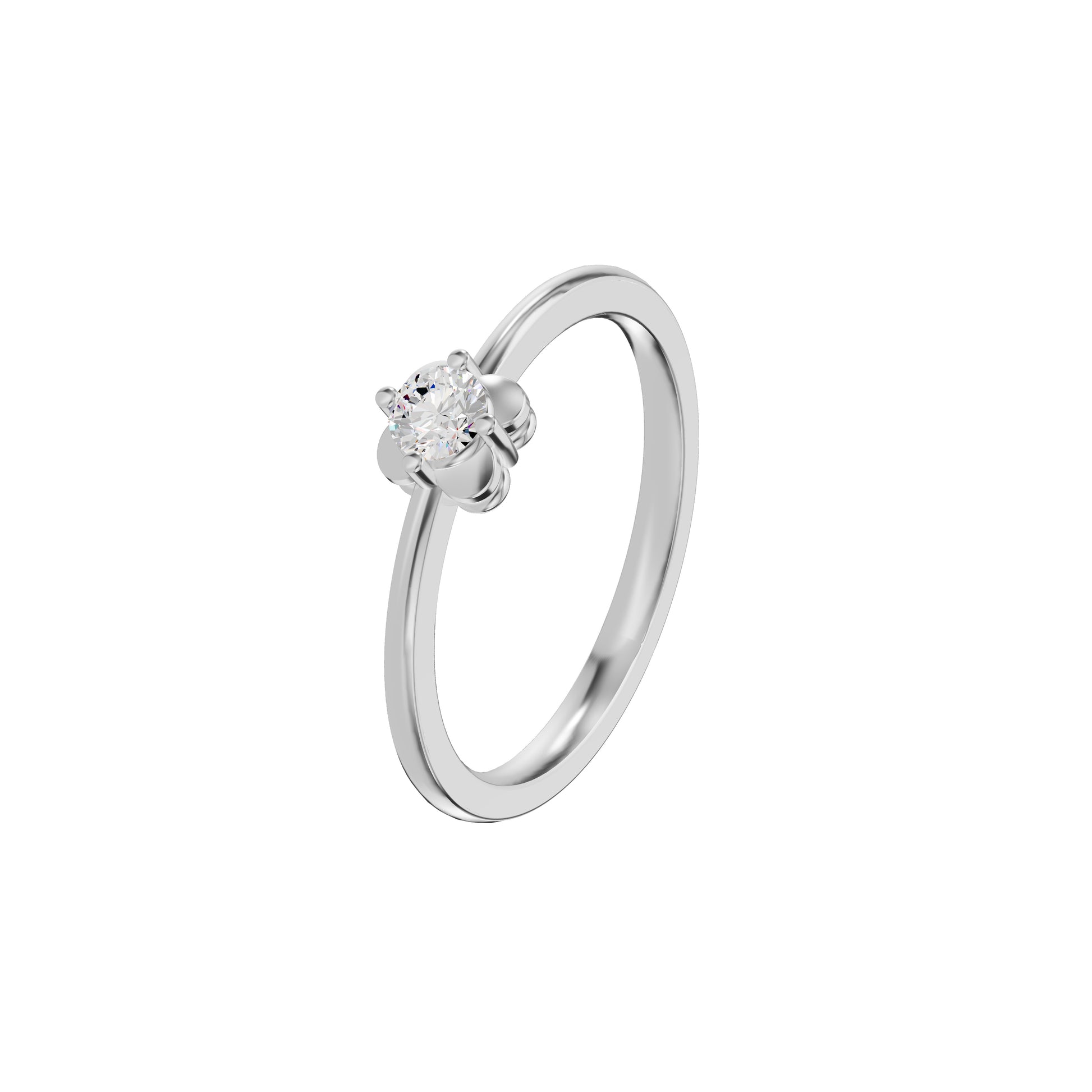 Petalisa Diamond Ring 18 KT / White Gold / 18