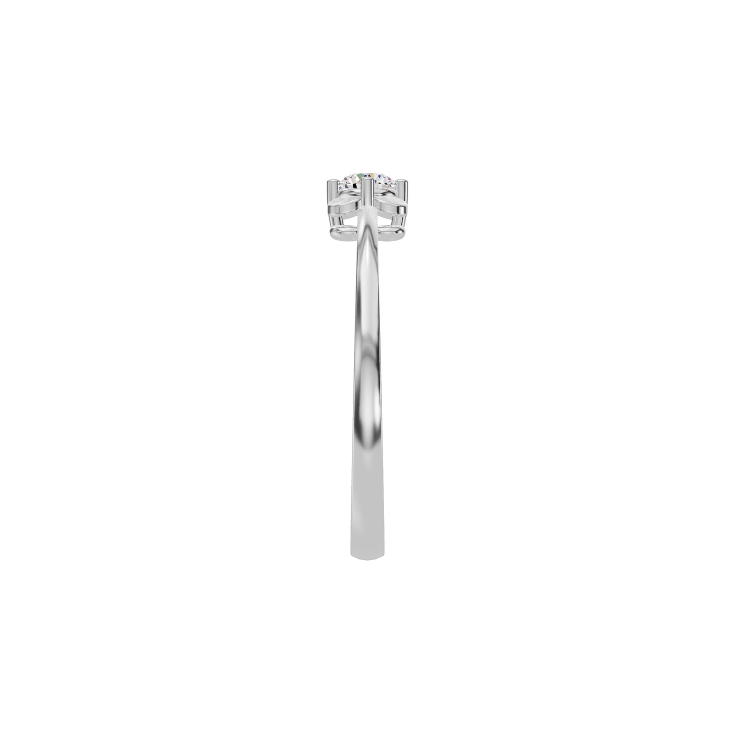 Petalisa Diamond Ring 18 KT / White Gold / 18