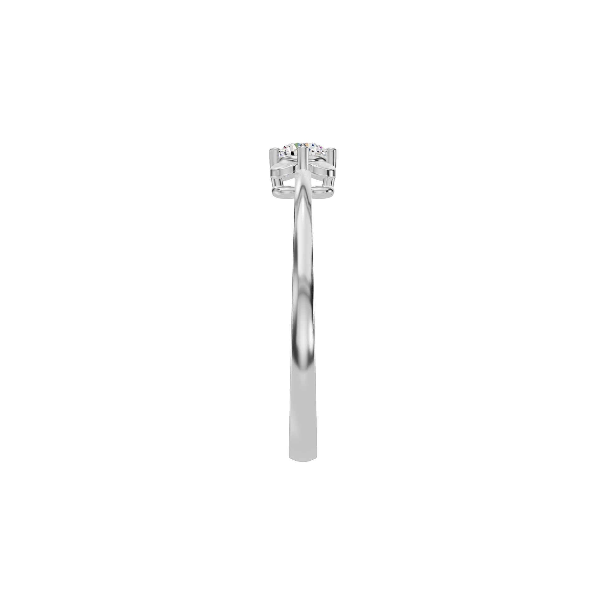 Petalisa Diamond Ring 18 KT / White Gold / 18
