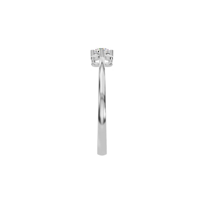 Petalisa Diamond Ring 18 KT / White Gold / 18