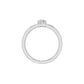 Petalisa Diamond Ring 18 KT / White Gold / 18