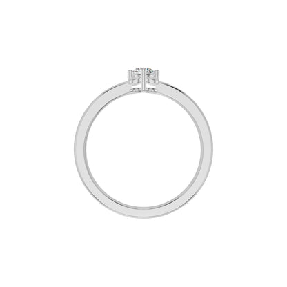Petalisa Diamond Ring 18 KT / White Gold / 18