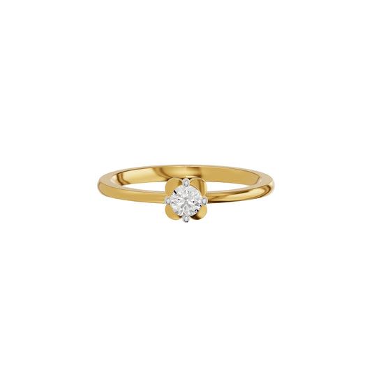 Petalisa Diamond Ring 18 KT / Yellow Gold / 18