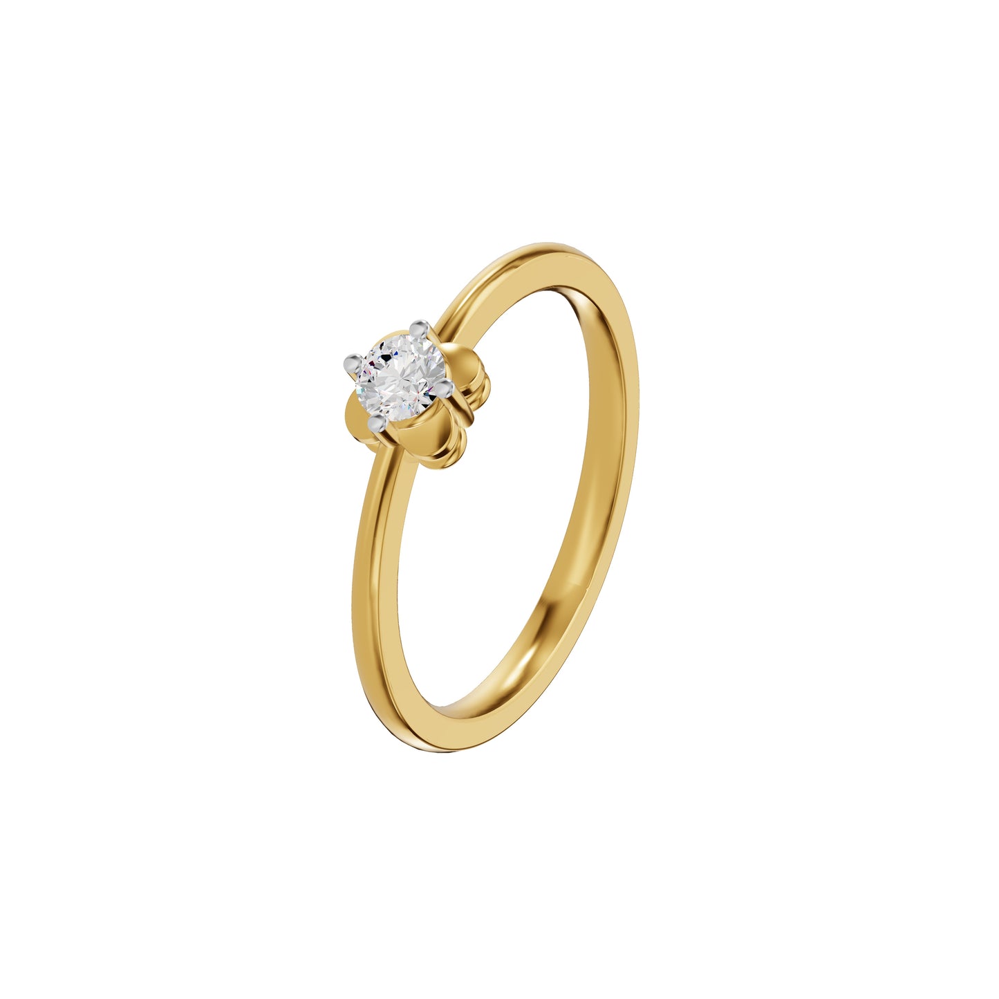 Petalisa Diamond Ring 18 KT / Yellow Gold / 18