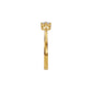 Petalisa Diamond Ring 18 KT / Yellow Gold / 18