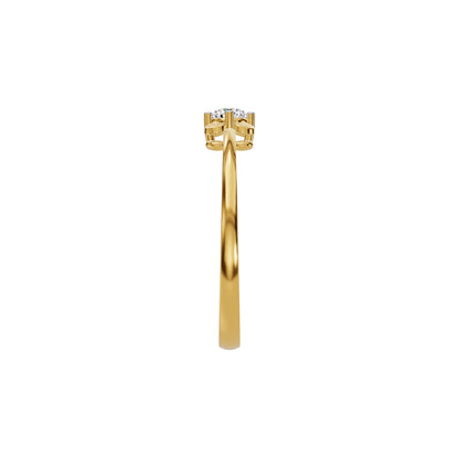 Petalisa Diamond Ring 18 KT / Yellow Gold / 18
