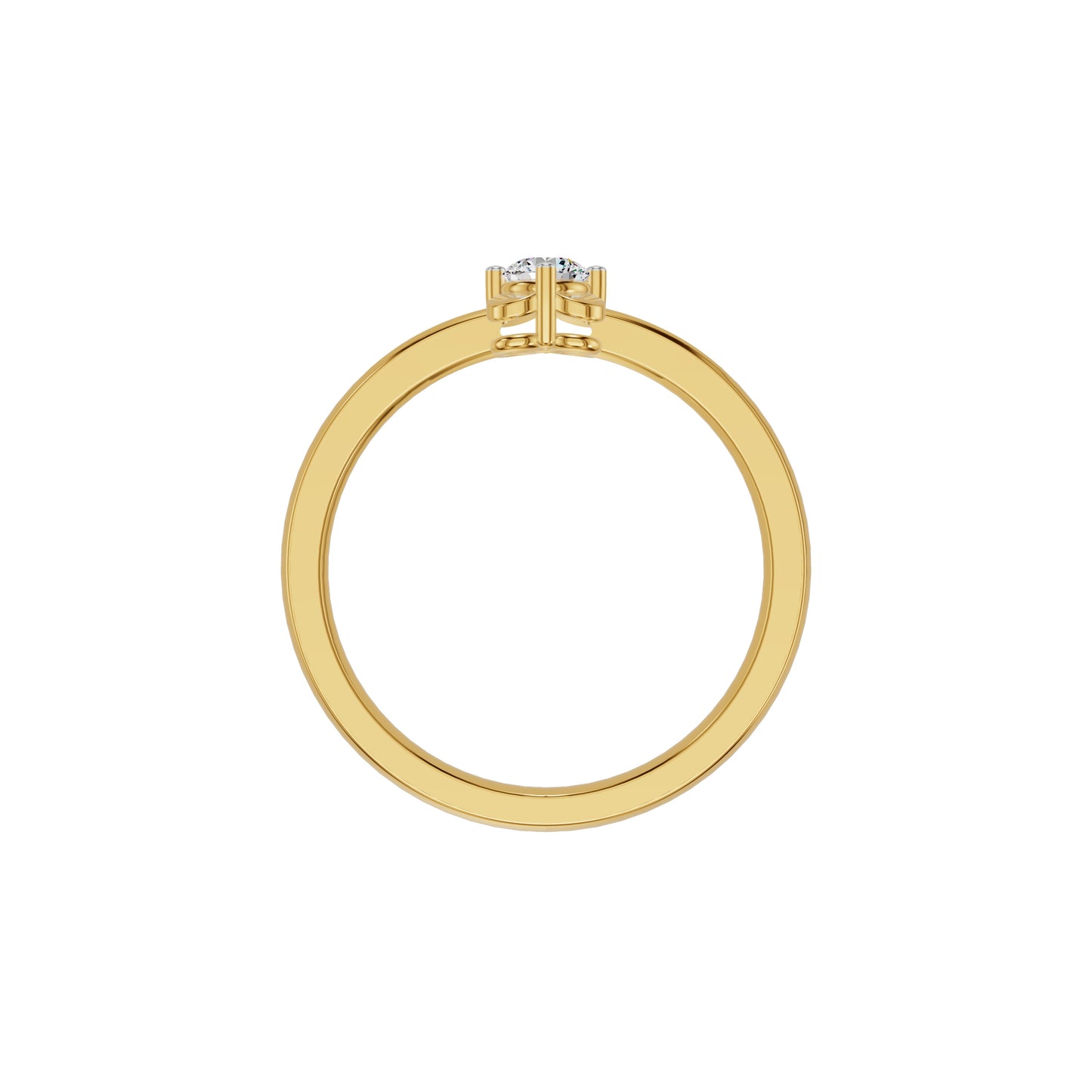 Petalisa Diamond Ring 18 KT / Yellow Gold / 18