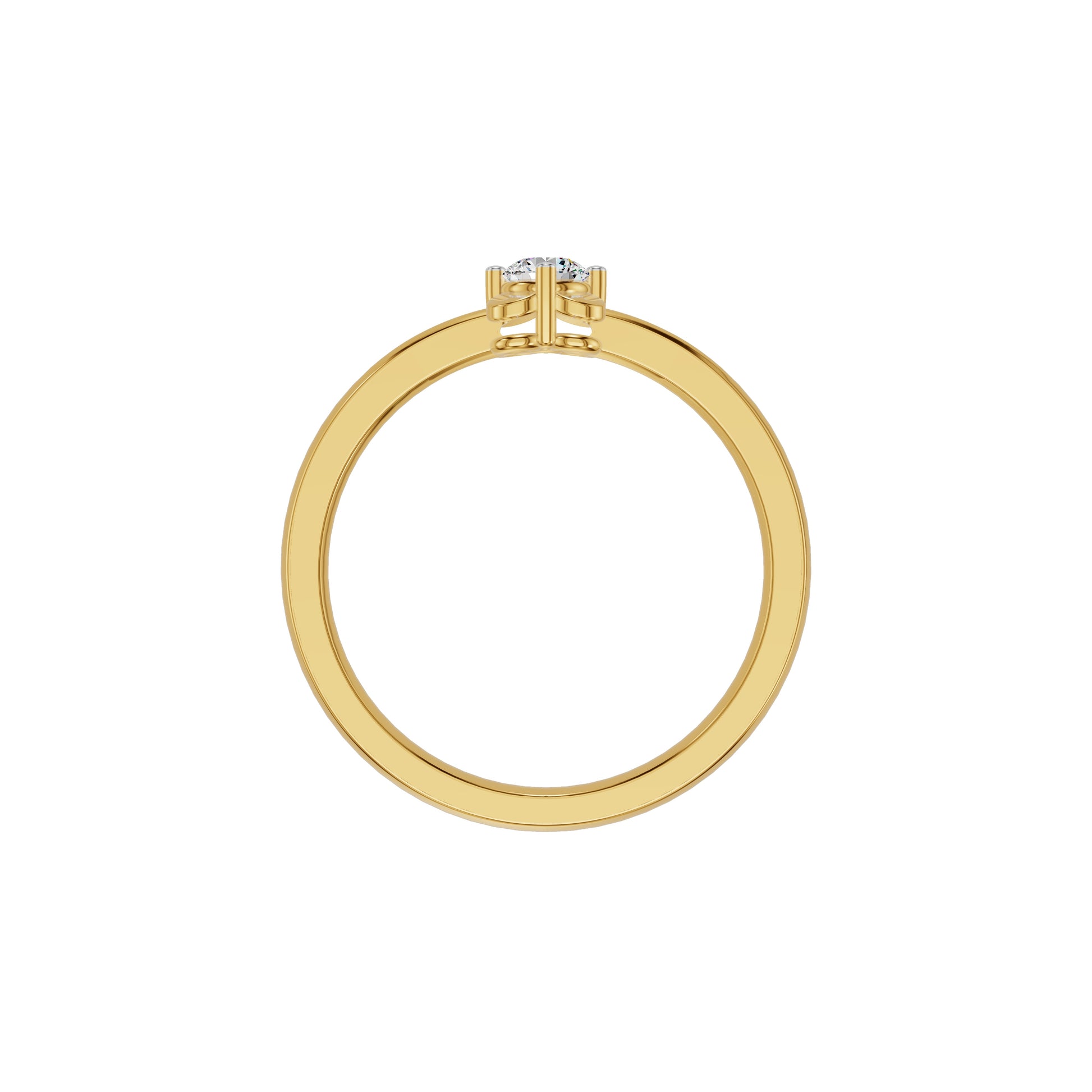 Petalisa Diamond Ring 18 KT / Yellow Gold / 18