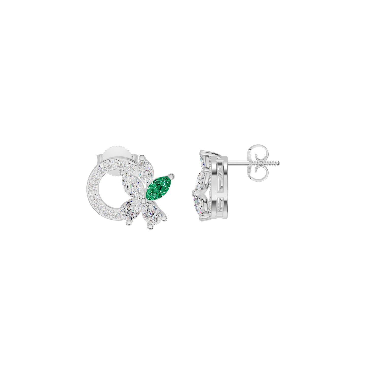 ID-LGERA02826XA 18 KT / White Gold