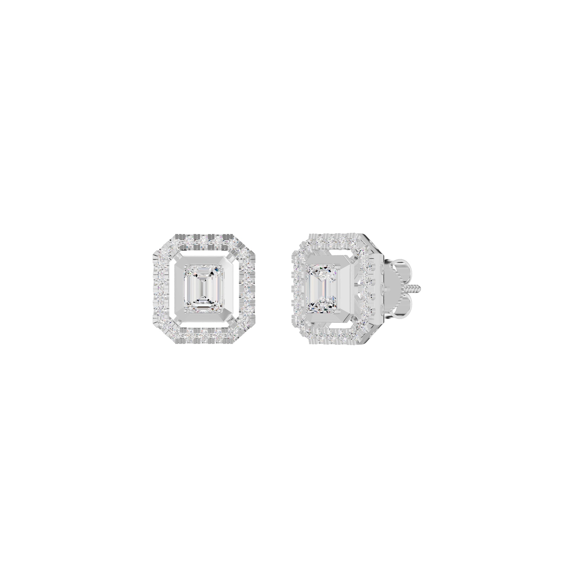 ID-LGERA03332XA 18 KT / White Gold